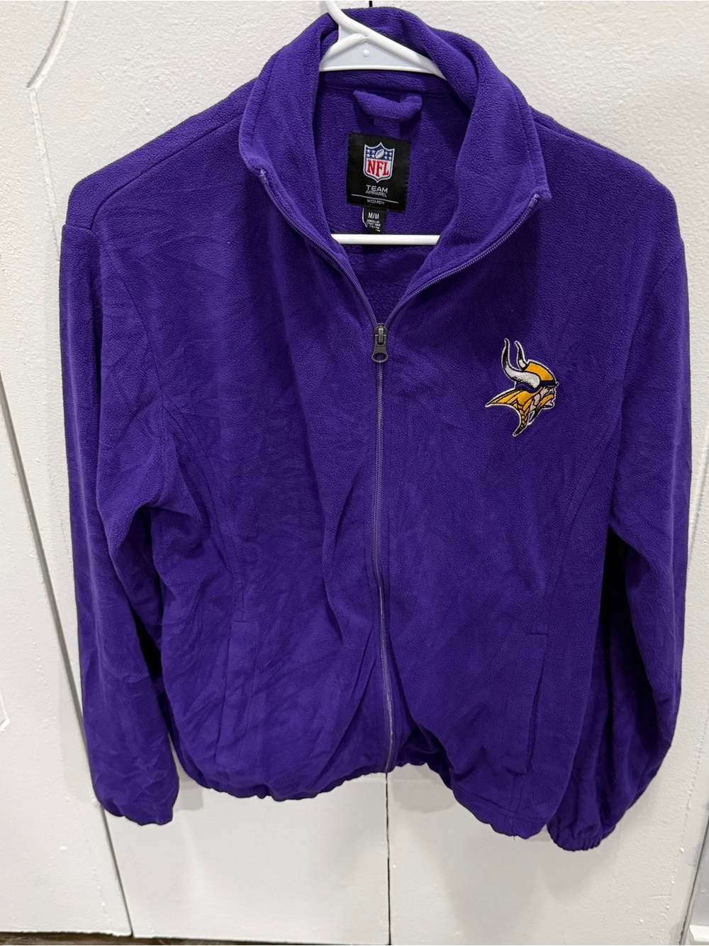 NFL Purple Minnesota Vikings Fleece Full-zip